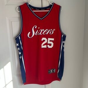 Fanatics NBA Philadelphia 76ers Ben Simmons jersey red